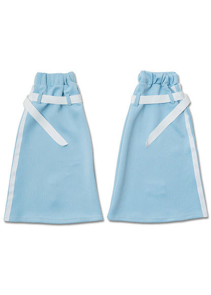 ACDC Rag Game Over Pastel Blue Leg Warmer — back view
