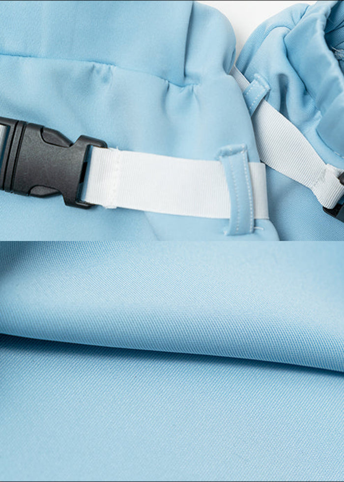 ACDC Rag Game Over Pastel Blue Leg Warmer — detail shot 2