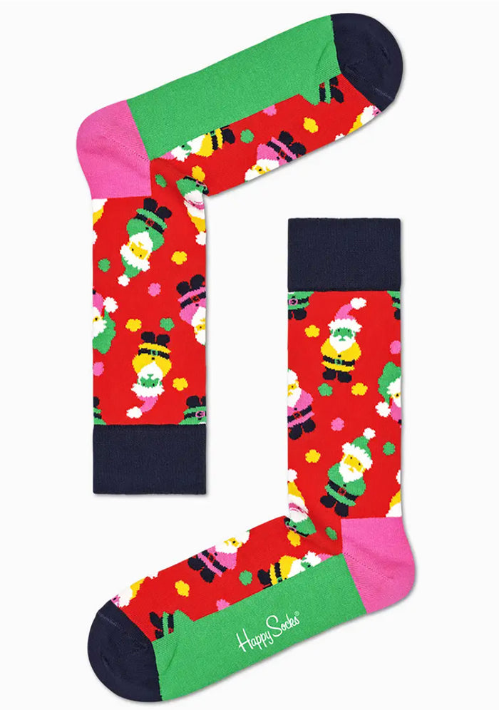 Happy Socks Gingerbread Holiday Socks 3PK Gift Box Set in multicolor — detail view 2