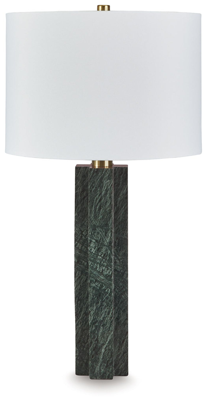 Keegan - Marble Table Lamp - Green