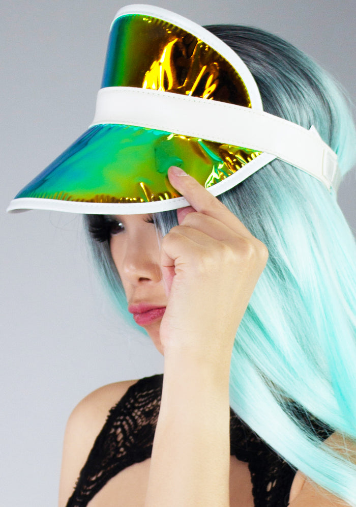 Fydelity Kinetic Moonlight Retro Electric Visor in black — model view