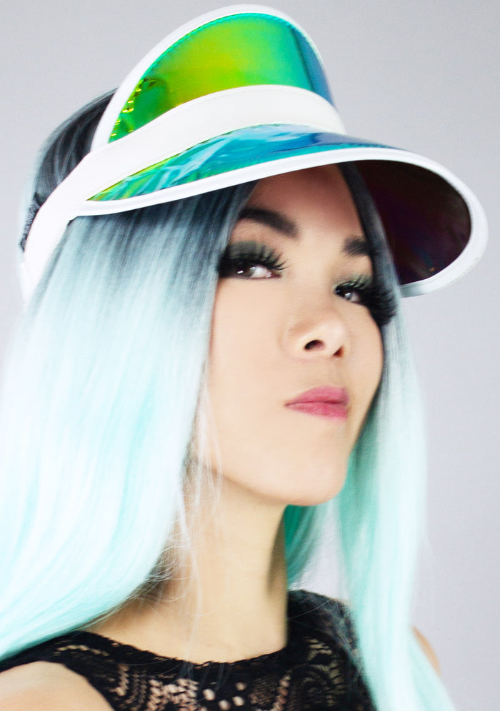 Fydelity Kinetic Moonlight Retro Electric Visor in black — model side view