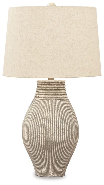 Layal - Paper Table Lamp  - Beige