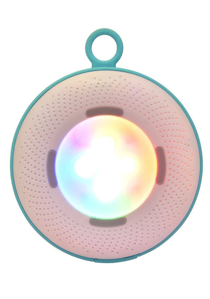 SunnyLife Light Pool Bluetooth Speaker in white turquoise — pool view