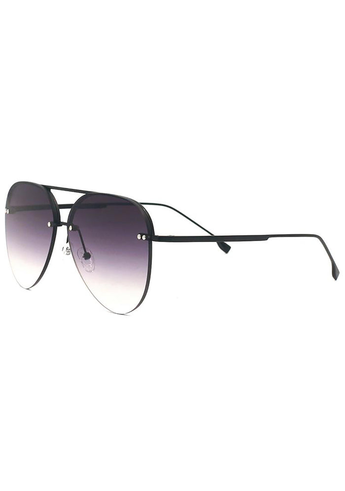 TopFoxx Megan 2 Sunglasses in black fade — side view