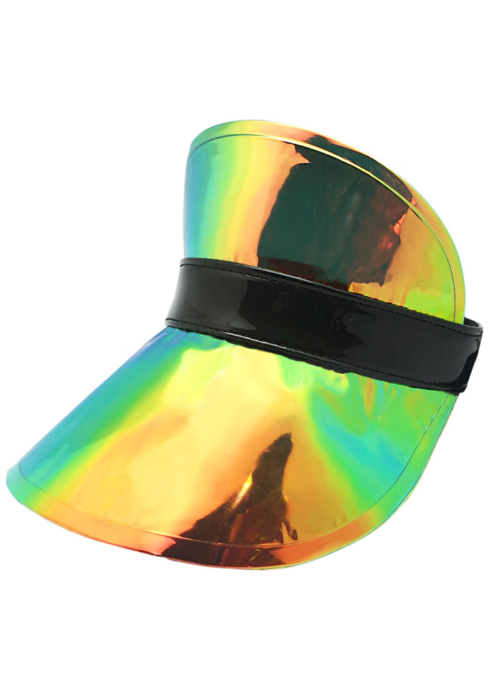 Fydelity Midnight Sass Retro Electric Visor in black — side view