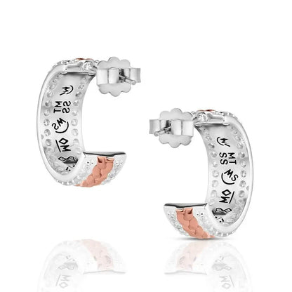 Montana Silversmiths High Prairie Hoop Earrings ER6446