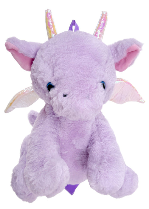 LASR Mystical Twilight Dragon Plush Backpack — product view