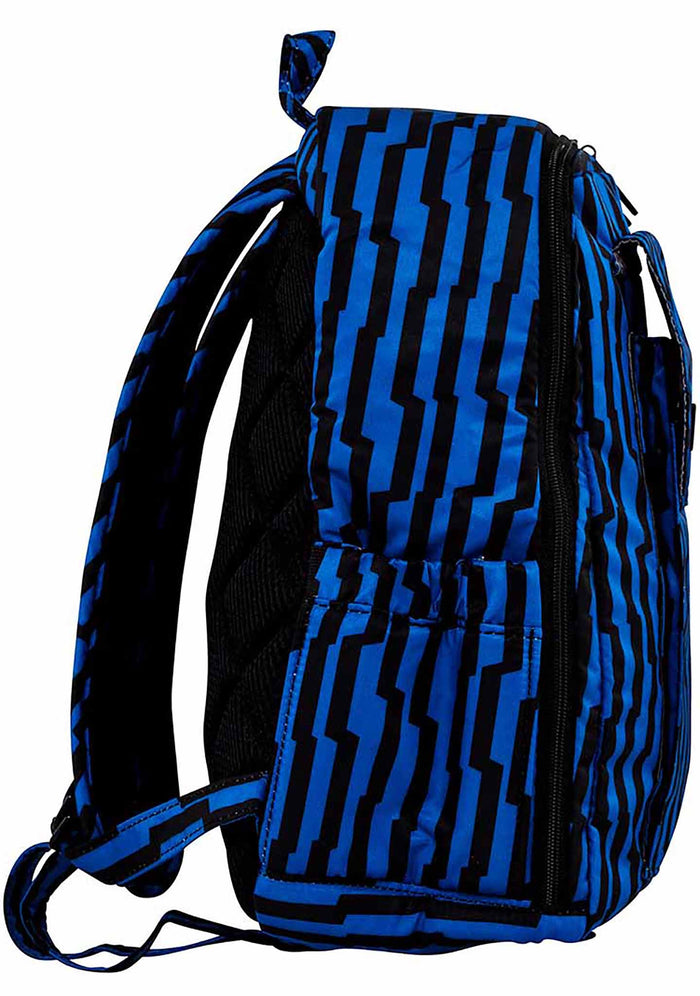 Ju-Ju-Be Onyx Electric Black Mini Be Backpack in blue black — back view