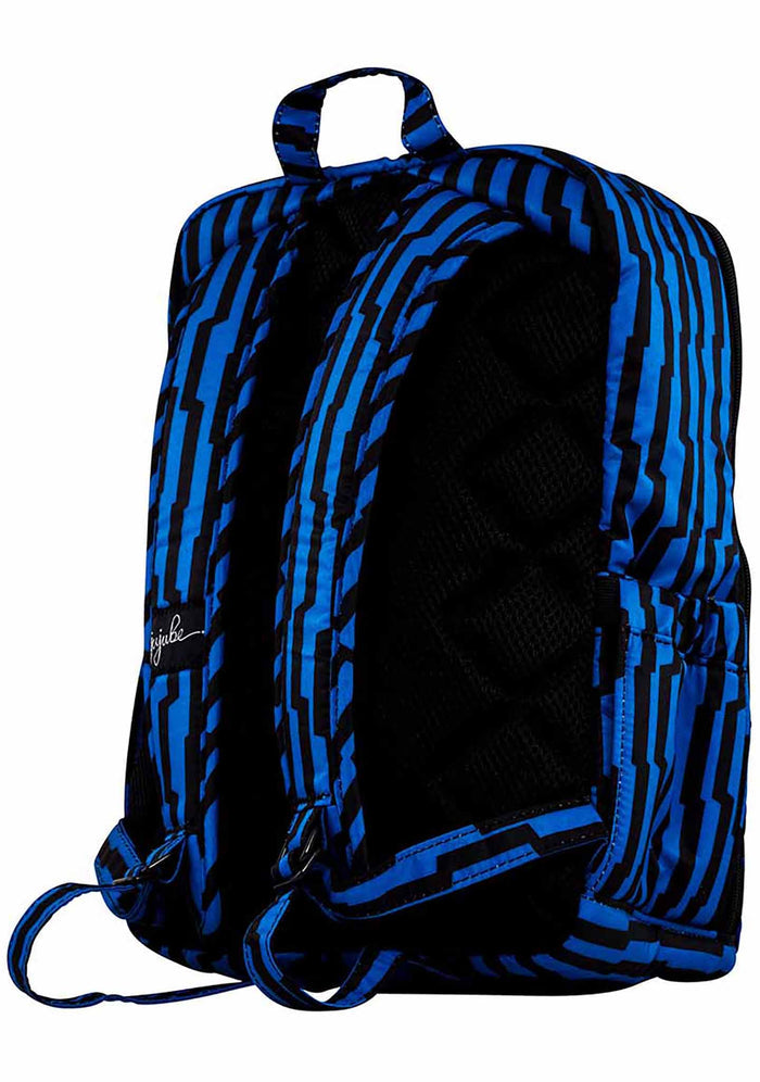 Ju-Ju-Be Onyx Electric Black Mini Be Backpack in blue black — interior view