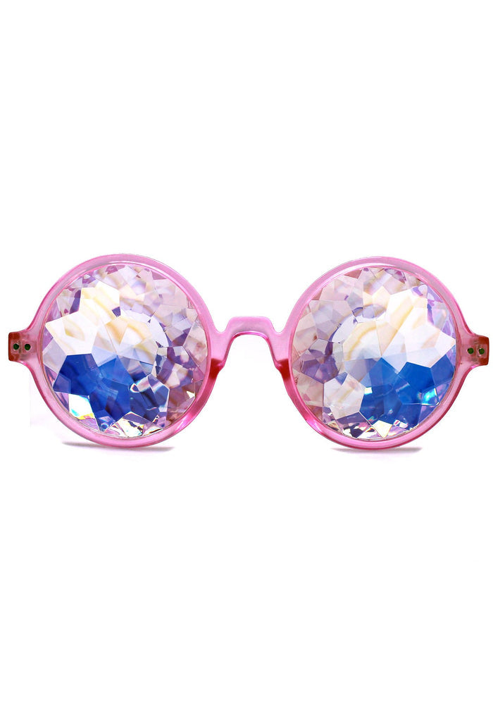LASR Over The Rainbow Kaleidoscope Rave Glasses — product view
