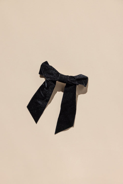 Lazo pasador Velvet Black · Madame ·