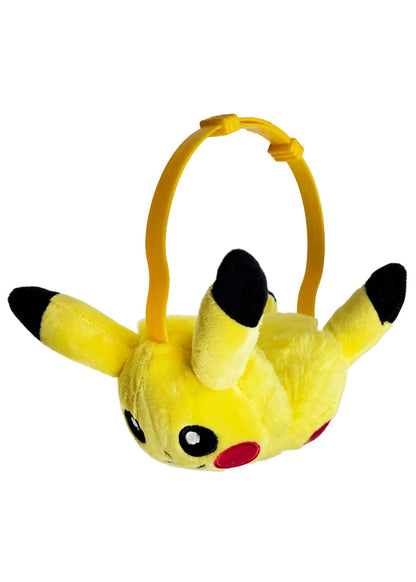 Pokemon Pikachu 3D Plush Earmuff in yellow with 3D Pikachu ear cups and soft fleece lining — side view