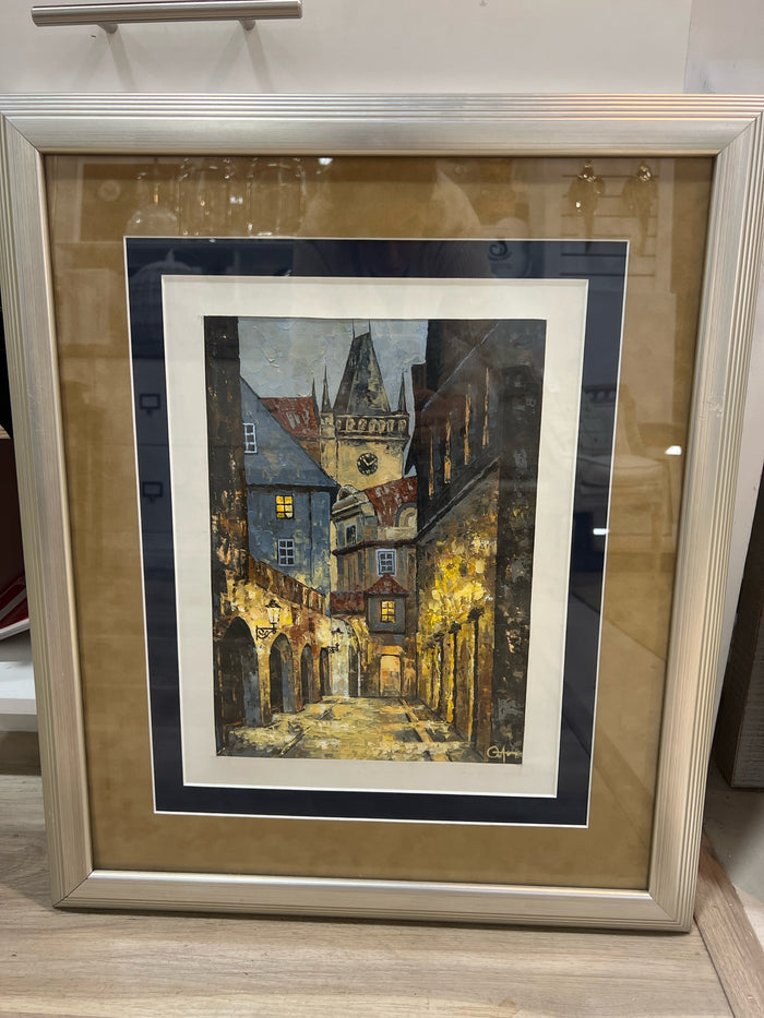 PRINT CITY IN GOLD FRAME #2