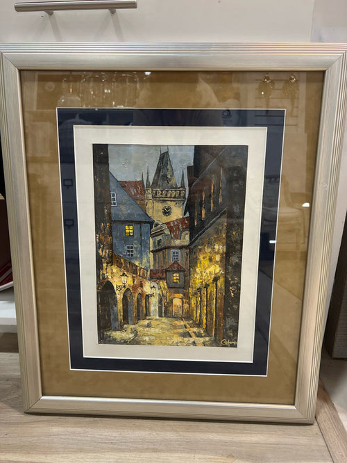 PRINT CITY IN GOLD FRAME #2