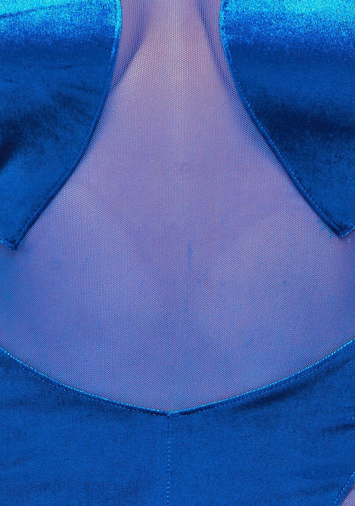 Hot & Delicious Royal Sapphire Catsuit in blue — detail view