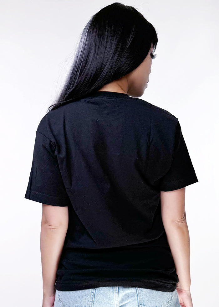 Bioworld Sanrio Bad Gal Kuromi Tee in black — back view