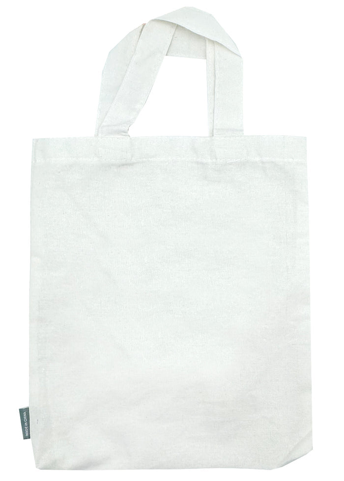 Sanrio My Melody Classic Canvas Tote in multicolor with My Melody graphic print on lightweight canvas — back view