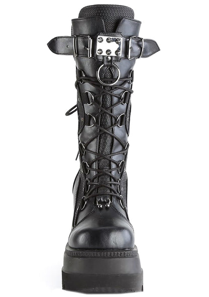 SHAKER 70 Disruptive Behavior Black Platform Boots