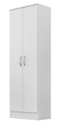 Shoe Cabinet Golden 20560/03 61*183*36 Cm White   (No Warranty)