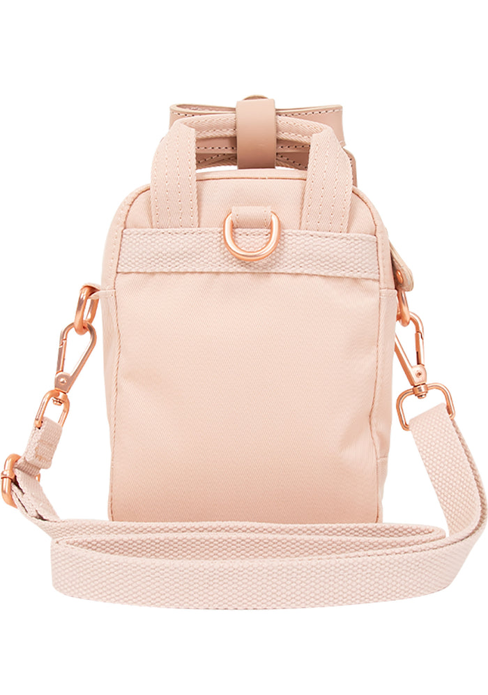 Doughnut Official Sky x Ribbon Series Macaroon Tiny Crossbody Bag in soft sunrise — back view