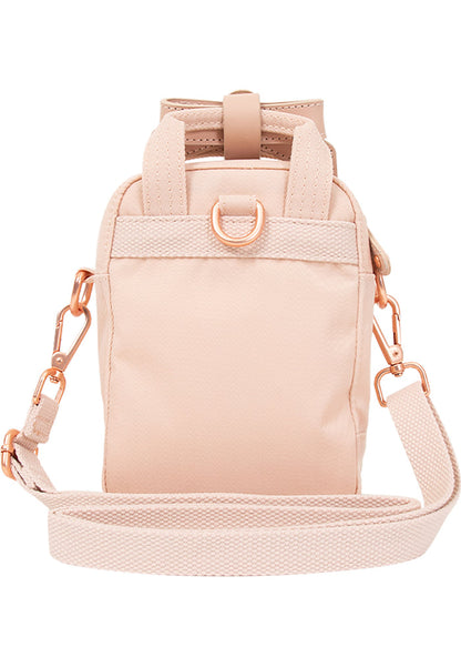 Doughnut Official Sky x Ribbon Series Macaroon Tiny Crossbody Bag in soft sunrise — back view