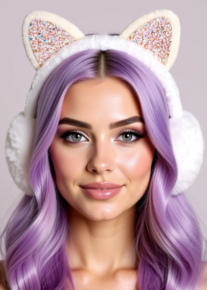 Starlight Kitty Plush Earmuff