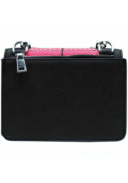 LASR Studded Owl Crossbody Bag — back view