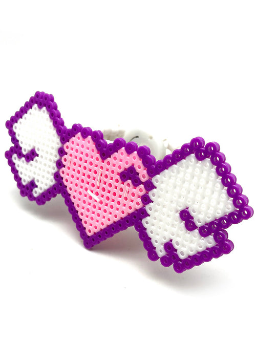 LASR Sweet Serenity Light Up Pendant Rave Kandi Bracelet — product view