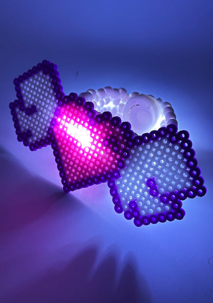 LASR Sweet Serenity Light Up Pendant Rave Kandi Bracelet — product view