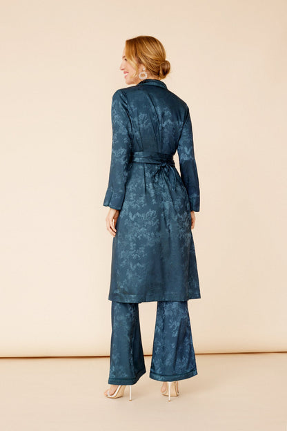 Traje Chaqueta Arissa + Pantalon Kumi Teal · Wisteria ·