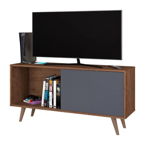 Tv Stand Malaga 5317R-546 Rack  W109*H58Cm Freijo Rust/ Grafite  (No Warranty)