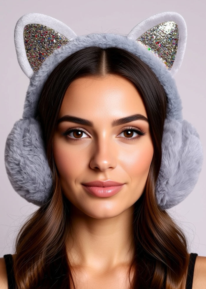 Twilight Kitty Plush Earmuff