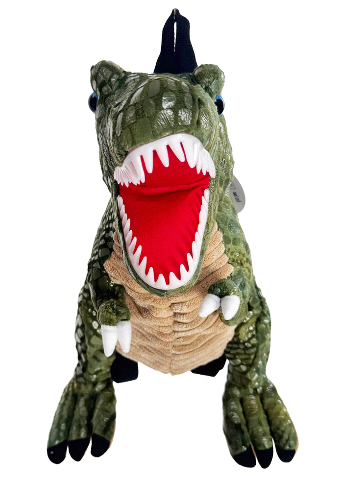 LASR Tyrantusk Dinosaur Plush Backpack — product view