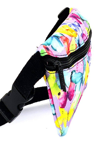 Fydelity Ultra Slim Butterfly Dream Fanny Pack — side view
