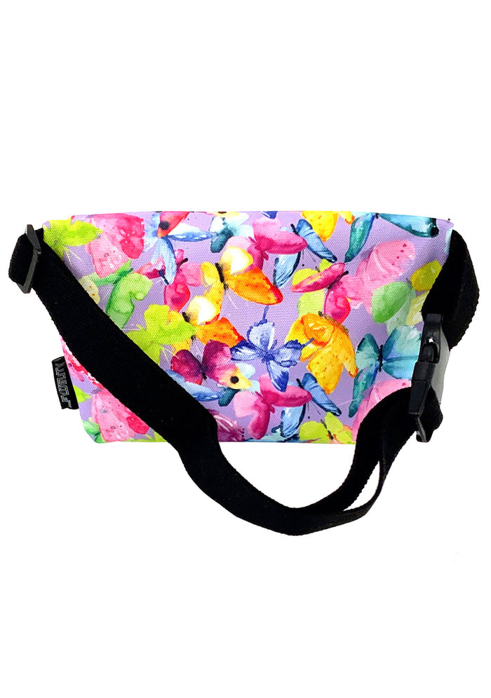 Fydelity Ultra Slim Butterfly Dream Fanny Pack — back view