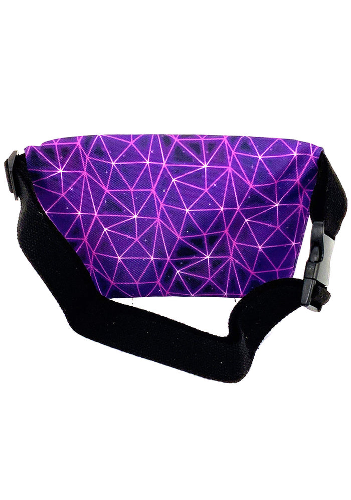 Fydelity Ultra Slim Orion Geometric Fanny Pack — back view