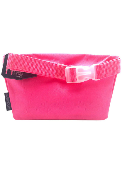 Fydelity Ultra Slim Pink Blast Neon Pink Fanny Pack — back view