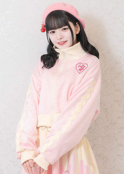 Unique Pyos Berry Bunny Cropped Jacket