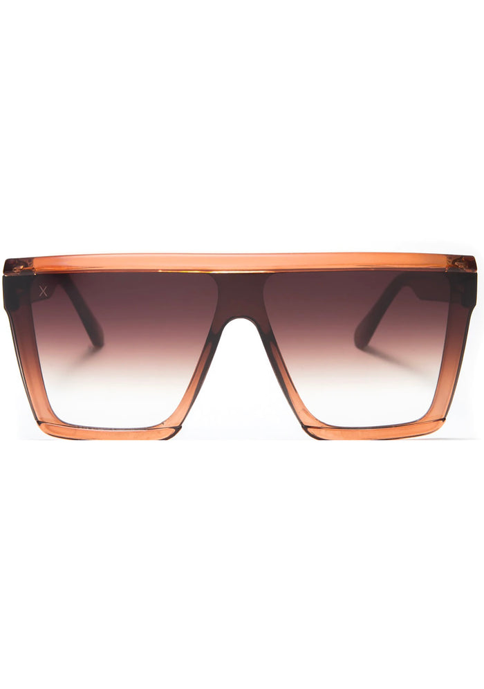 Unlocked Sunglasses in Taupe Crystal/Brown Gradient