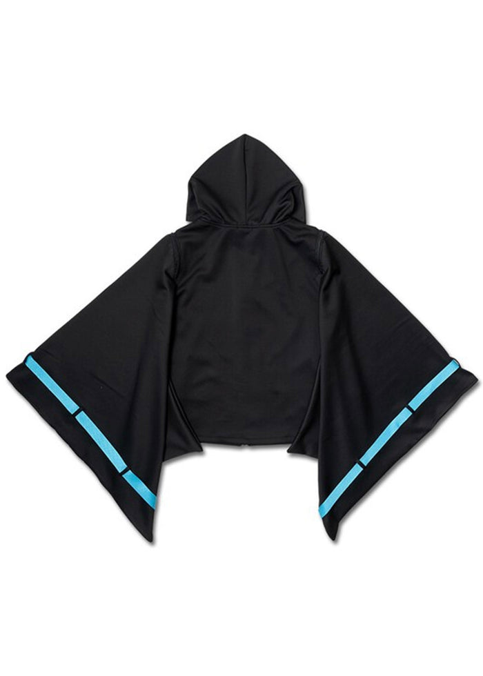 ACDC Rag Uzurai Cyberpunk Tech Kimono Black Blue Jacket — back view