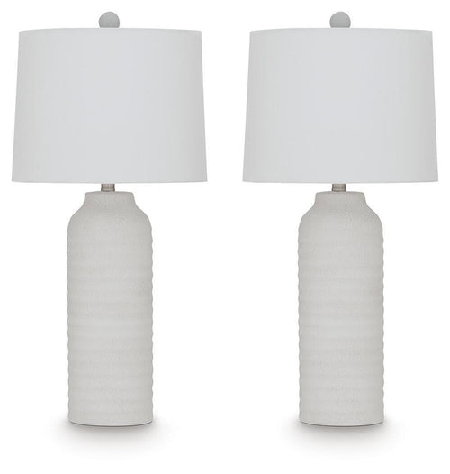 Vauville - Poly Table Lamp (Set of 2) - White