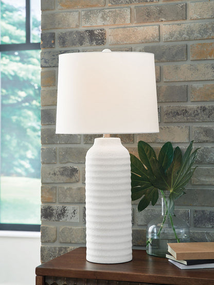 Vauville - Poly Table Lamp (Set of 2) - White