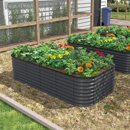 24"H raised flower bed