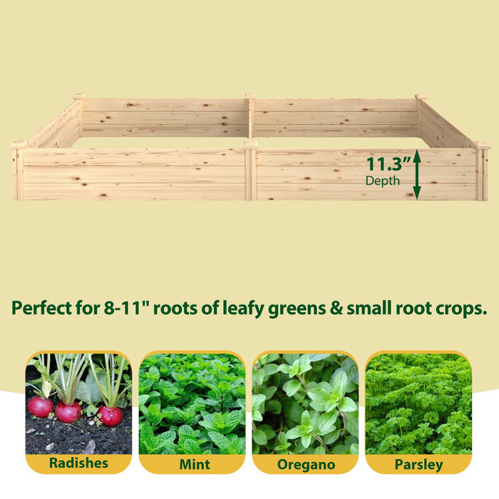 Veikous Raised Bed 11.3" Depth