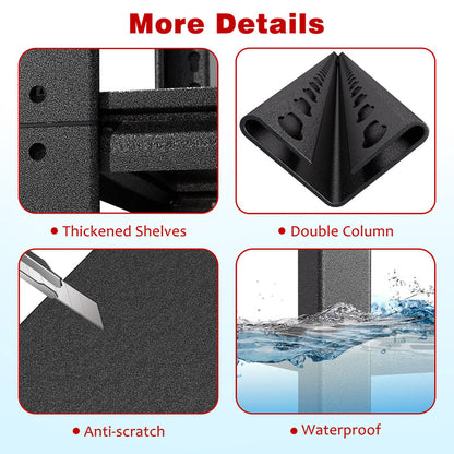 Veikous Thickened 5-Tier Shelves