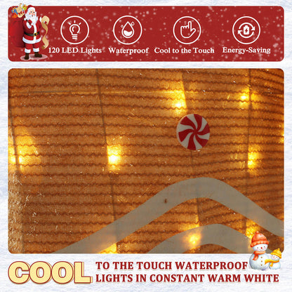 led gingerbread man for outdoor use