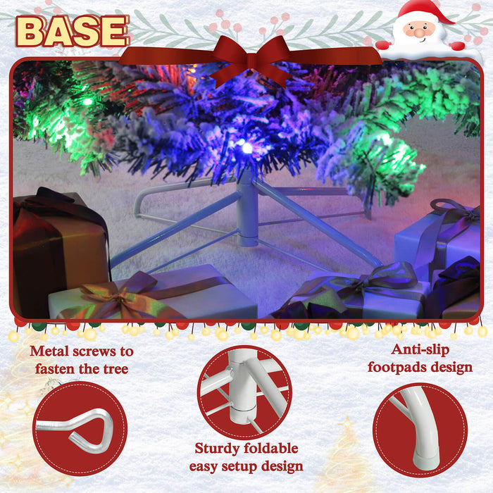 flocked pencil christmas tree