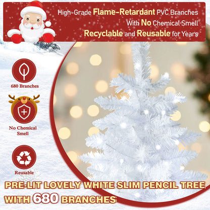 7.5ft pre-lit christmas tree