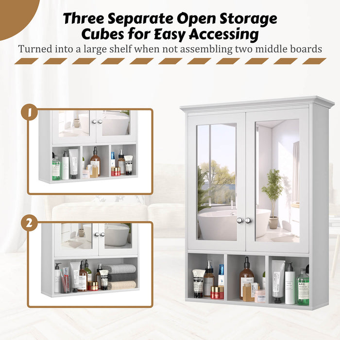 Wall Mounted Bath Storage Cabinet